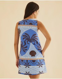Atmos&Here - Palmer Linen Blend Shift Dress