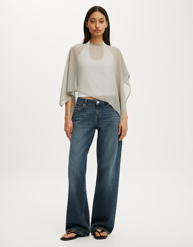 Cotton On - Chiffon Poncho