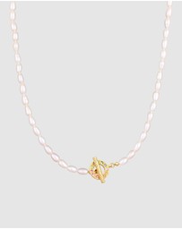 Haze & Glory - ICONIC EXCLUSIVE - Necklace Rainbow Love 925 Sterling Silver Gold-Plated