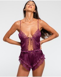 One Empire - Kaia Cami Shorts Set - Purple