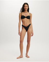 Cotton On Body - Dip Front High Side Brazilian Bikini Bottoms