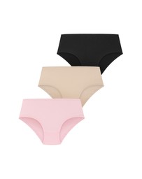 City Chic - Luxe Cotton 3 Pack Boyleg