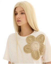THE TALES - The Tales Crochet Flower Field Tee