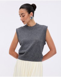 Minima Esenciales - Naya Cashmere Blend Knitted Top