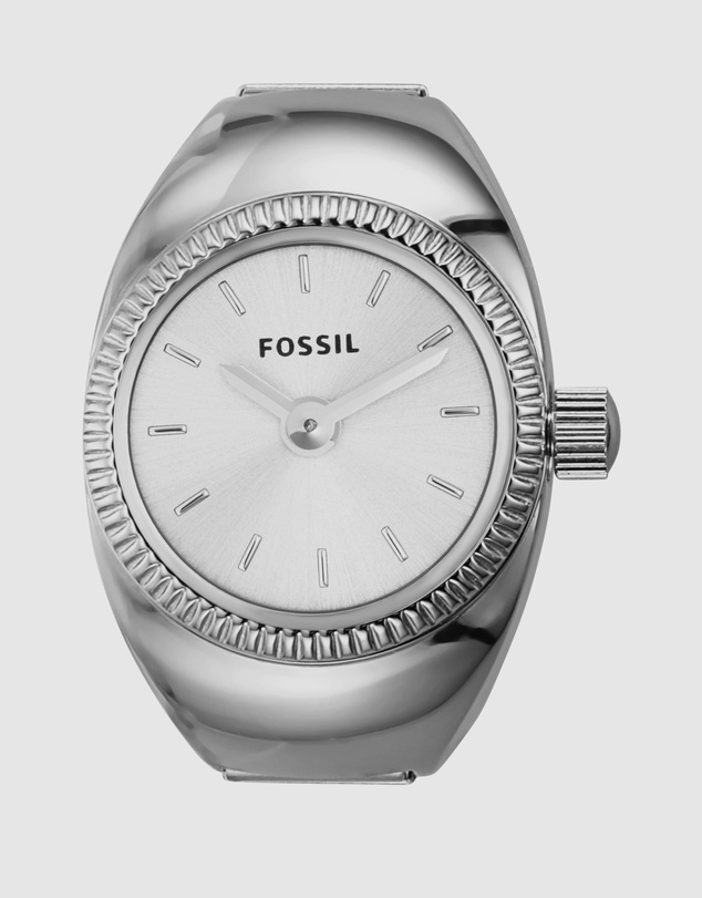 Fossil - Ring Watch Silver-Tone Analogue Watch