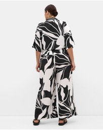 City Chic - Tie Print Shirt