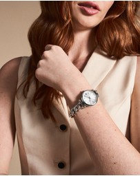 Fossil - Carlie Silver Tone Analogue Watch