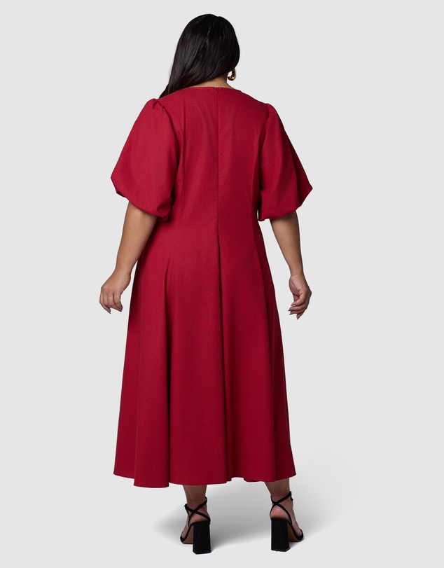 Pink Dusk by Curve Project - Ignition Midi Dress