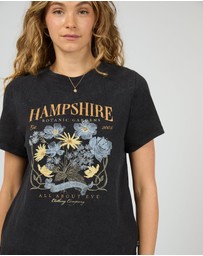 All About Eve - Hampshire Regular Tee Washed Black