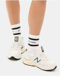 Splits59 - Logo Stripe Quarter Socks
