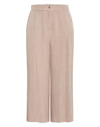 City Chic - Plus size Luci Wide Leg Pant - latte