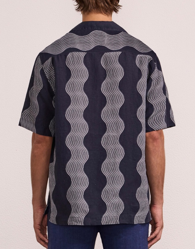 Frescobol Carioca - Roberto Linen SS Shirt