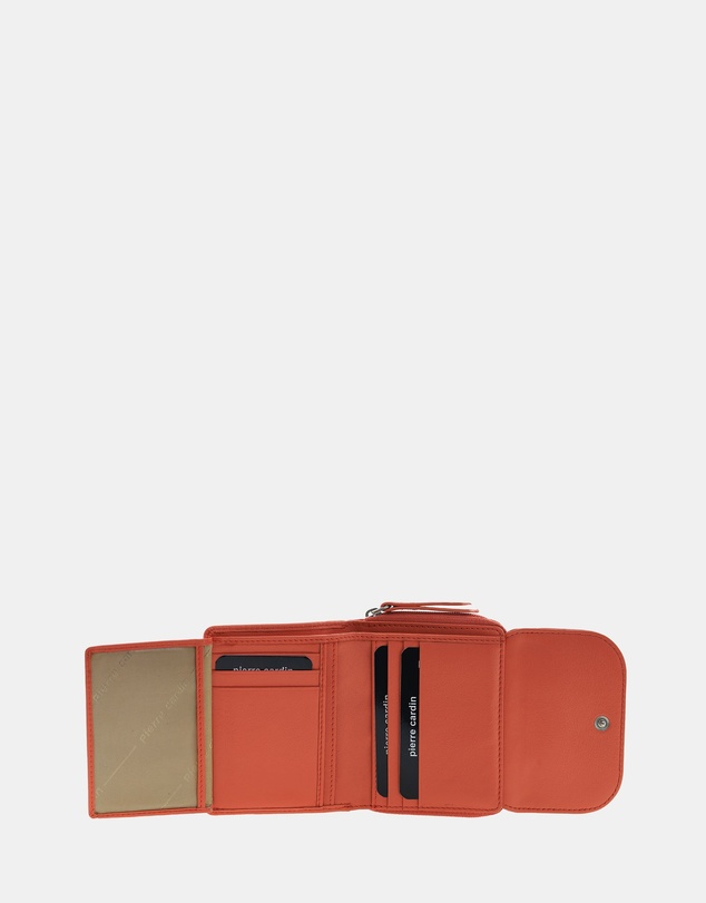 Pierre Cardin - Pierre Cardin Ladies Leather Tri-Fold Tab Wallet