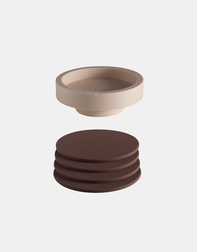 porter green - ciss | unbreakable silicone coasters