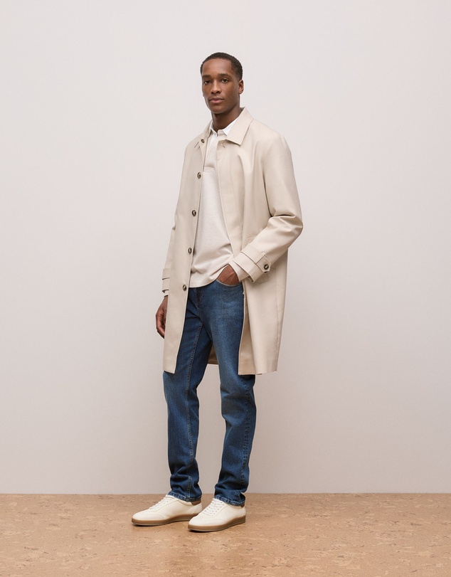 Trenery - Relaxed Fit Mid Wash Jean in Indigo Blue