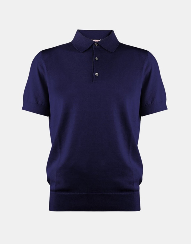 Henry Bucks - MCKINNON & CO Cotton Silk Button Polo