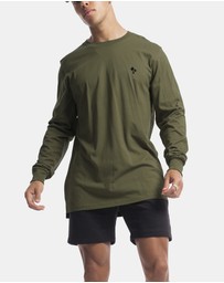 Vacancy Co - Palm Embroidery Long Sleeve Tee