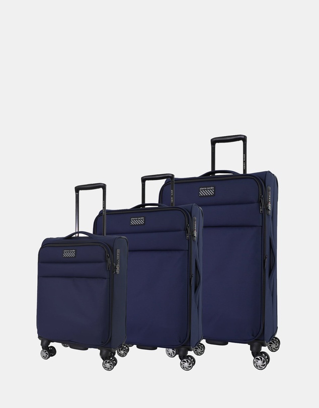 Pierre Cardin - Pierre Cardin 3-Piece Set Soft Water-Repellent Suitcase