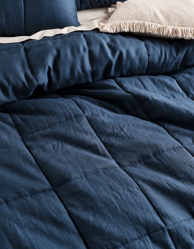 Linen House - Nimes Pure Linen Coverlet
