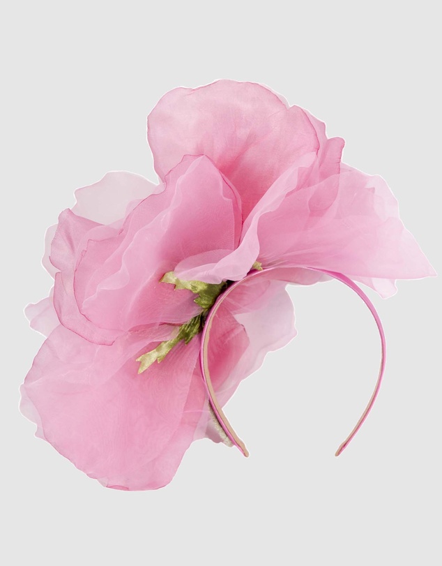 Fillies Collection - Large Hot Pink Flower Fascinator Headband