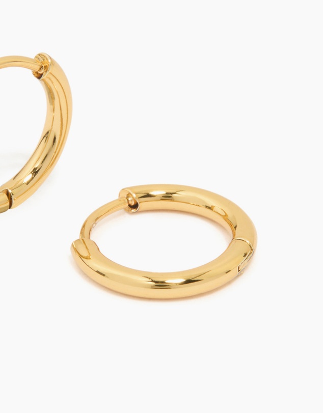 Lovisa - Waterproof Gold Plated Stainless Steel Core Clicker Earrings 14 MM