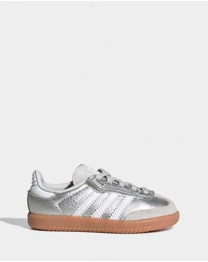 adidas Originals - Samba OG Comfort Closure Elastic Lace Shoes - Babies-Kids