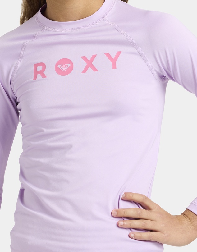 Roxy - Girls 4 to 16 Essentials Long Sleeve Lycra Rash Vest