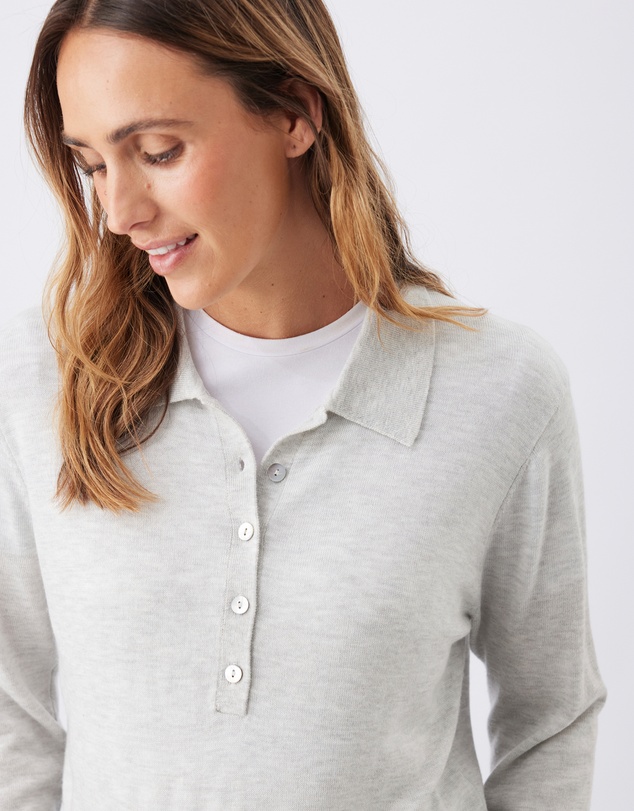 Ripe Maternity - Piper Polo Nursing Knit