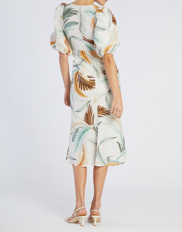 Amelius - La Isla Linen Cocktail Dress