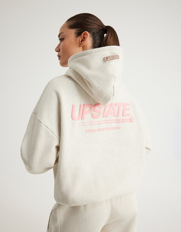 Upstate - Off-Duty Hoodie - Oatmeal Marle
