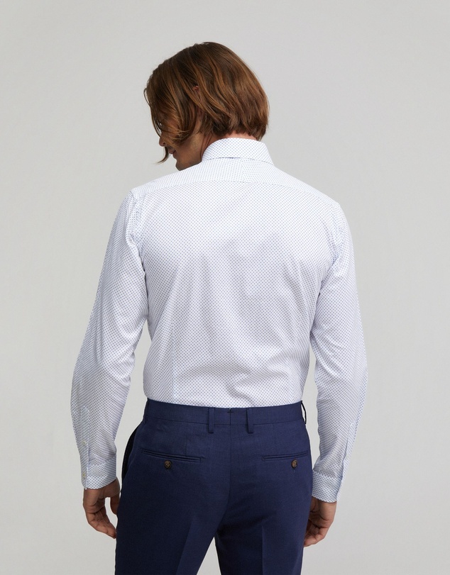Oxford - Beckton Cotton Dotted Shirt