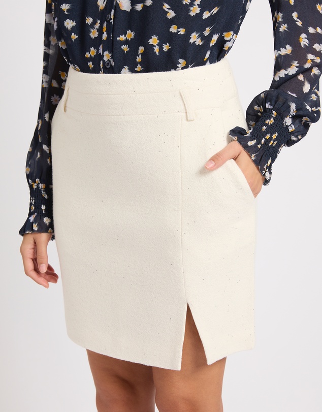 Marcs - Shani Felted Wool Skirt