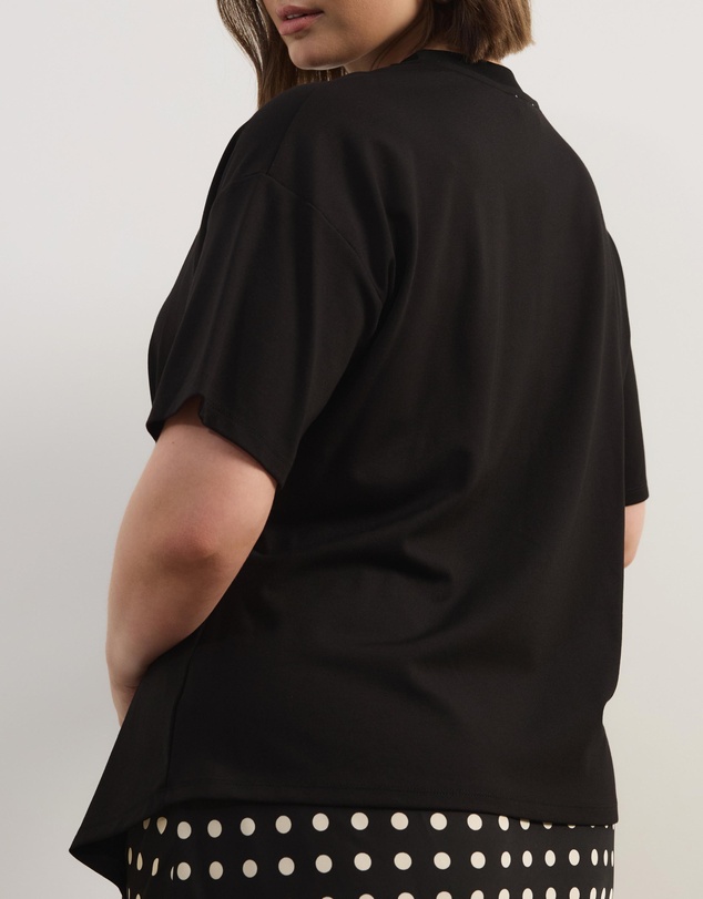 Atmos&Here Curvy - Zulu Trim T-Shirt