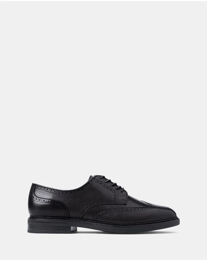 Polo Ralph Lauren - Asher Leather Wingtip Shoes - Men's