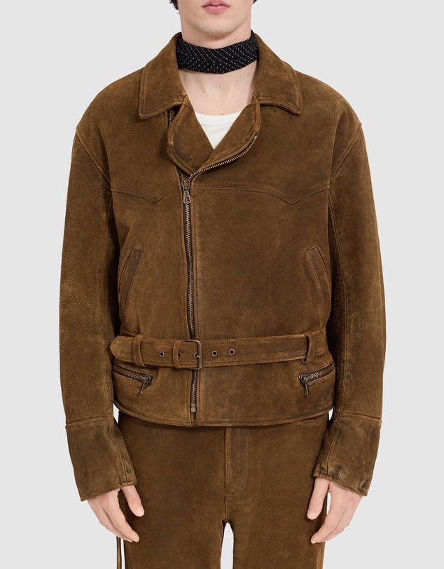 MM6 Maison Margiela - Suede Biker Jacket