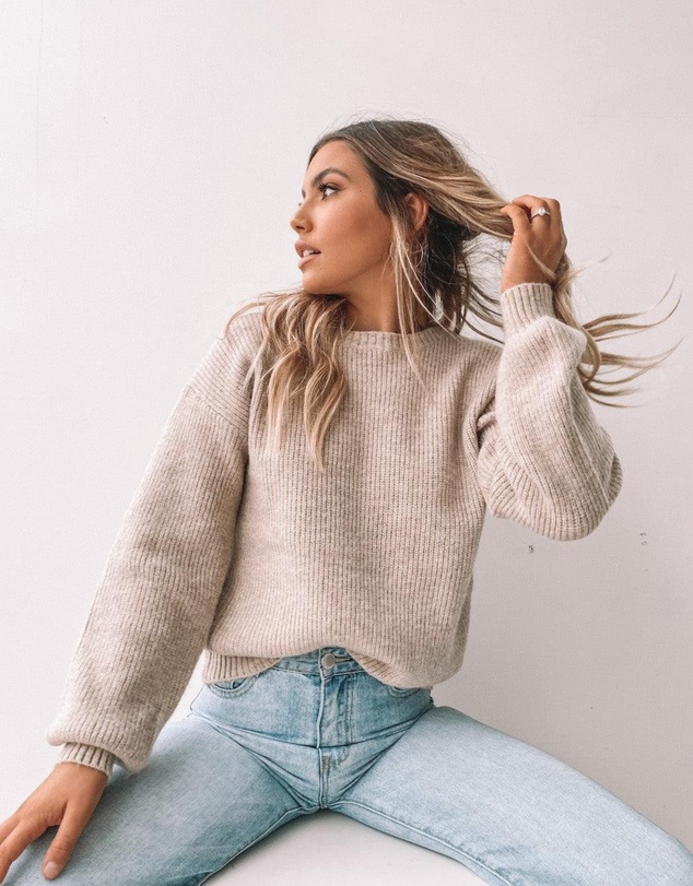 Esther & Co - Harvie Knit - Cappuccino