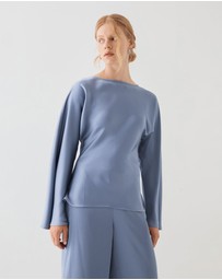 Forcast - Asma Satin Bias Cut Top
