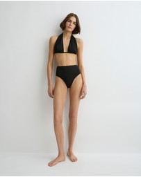 BONDI BORN - Isabella Bikini Top - Black (Embodee™)