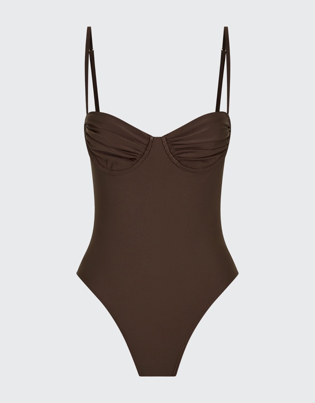 Vacay Swimwear - Paros One Piece Chocolate