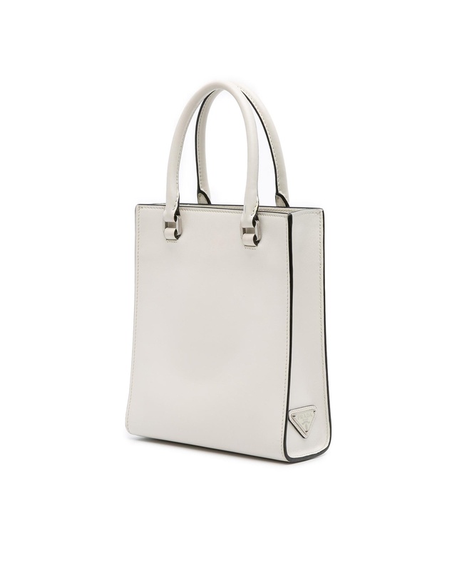 Pre-Loved by Azura Reborn - Pre-Loved Mini Soft Calf Logo Drill Satchel