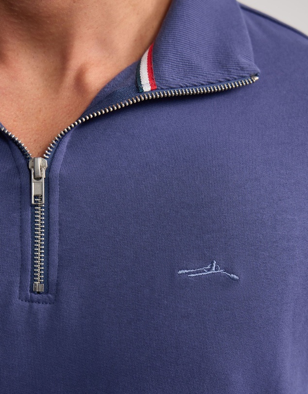 Oxford - Wyatt Zip Neck Sweatshirt