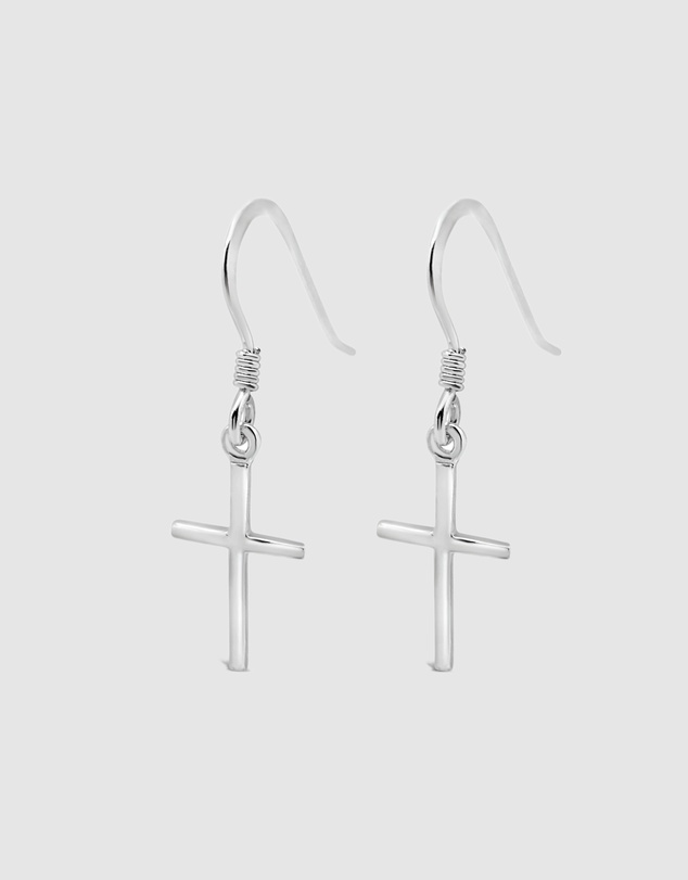 Ichu - Tiny Cross Earrings