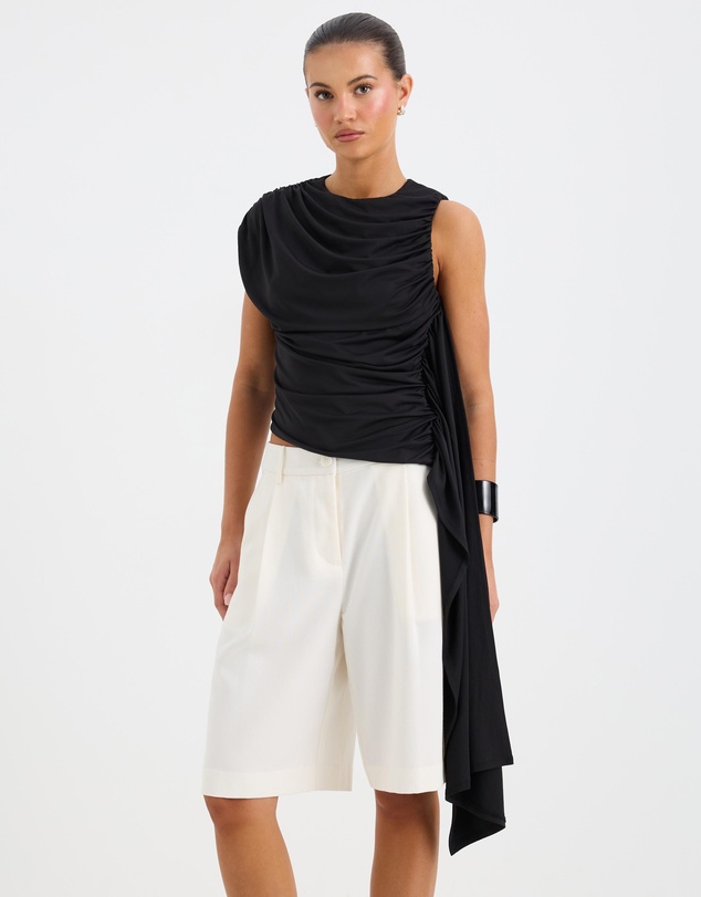 Calli - Mariana Drape Jersey Top
