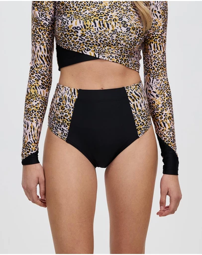 Duskii - High Waist Panel Bottoms
