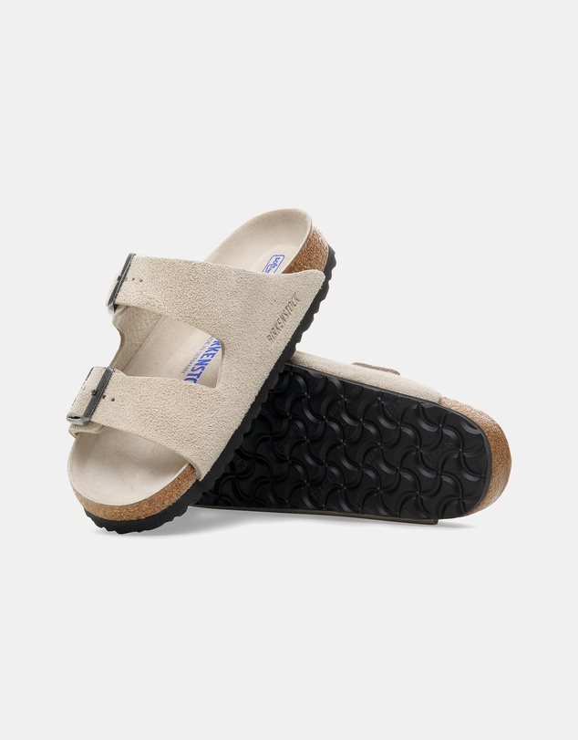 Birkenstock - Arizona SFB Tonal Footbed Suede Leather Regular - Men's