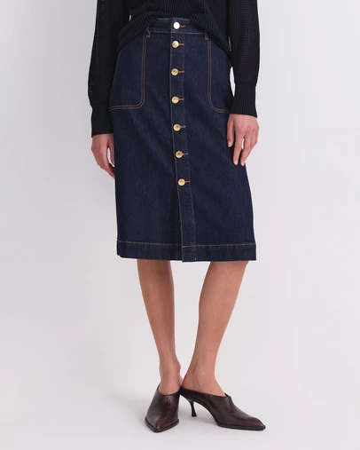 Sportscraft - Peyton Denim Midi Skirt