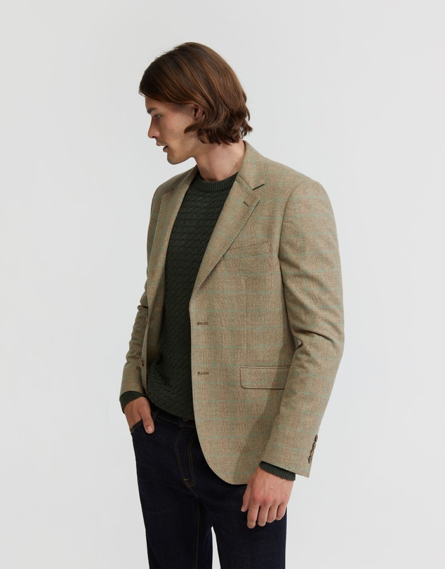 Oxford - Blake Wool Rich Check Blazer