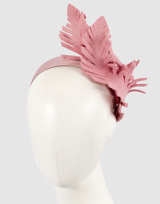 Max Alexander - Felt Leaf Fascinator