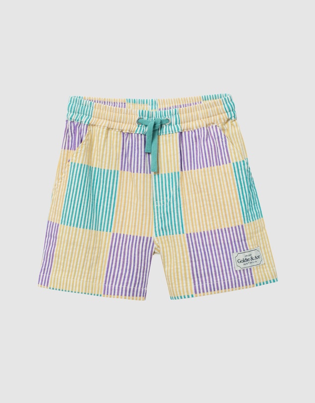 Goldie + Ace - Seersucker Classic Shorts - ICONIC EXCLUSIVE - Babies-Kids