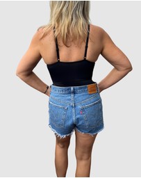 Core Trainer - V-Neck Plunge Bodysuit